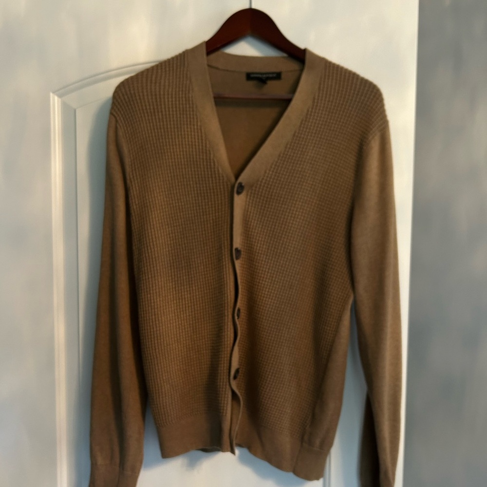Banana Republic Camel Knit Top